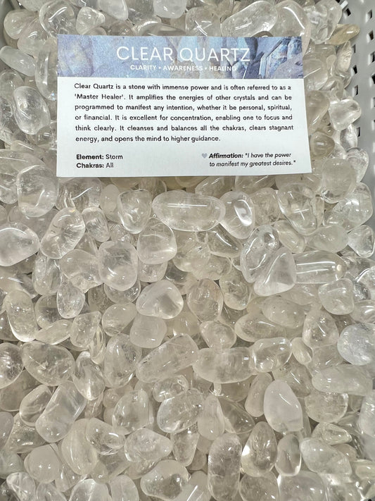 CLEAR QUARTZ 3 OZ BAG