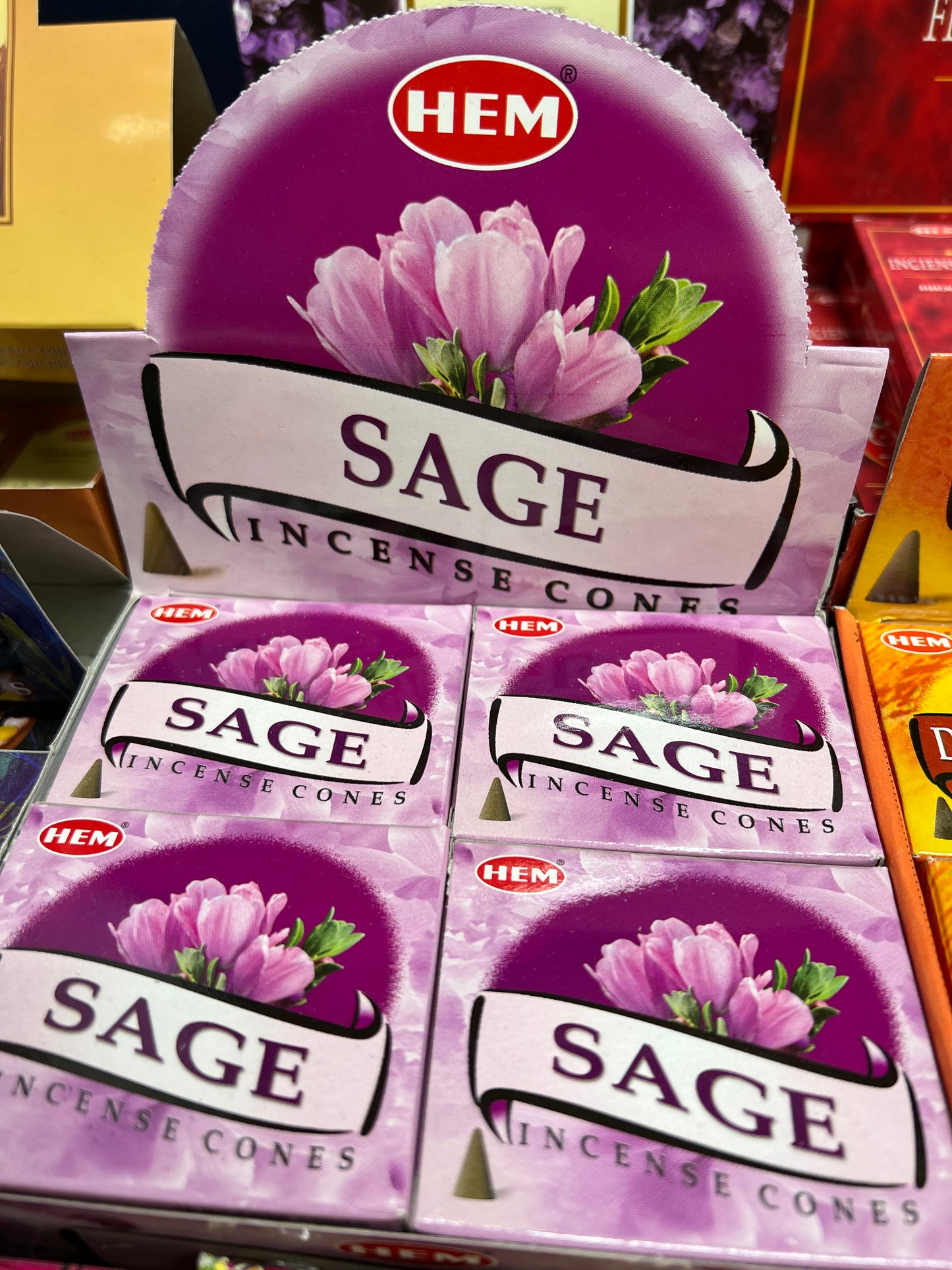 HEM SAGE INCENSE CONES