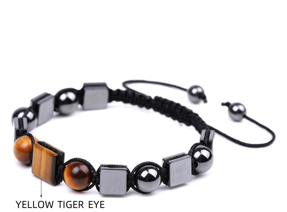 Hematite and Tiger's Eye Bracelet