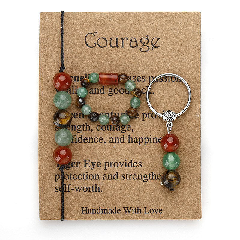 INTENTION RING, BRACELET & KEYCHAIN BUNDLE