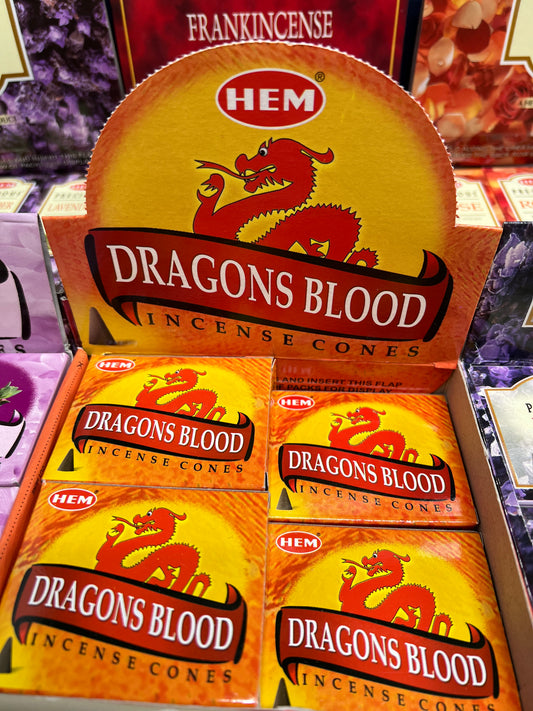 HEM DRAGONS BLOOD INCENSE CONES