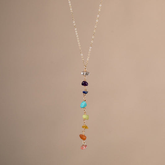 Multicolor Chip Necklace