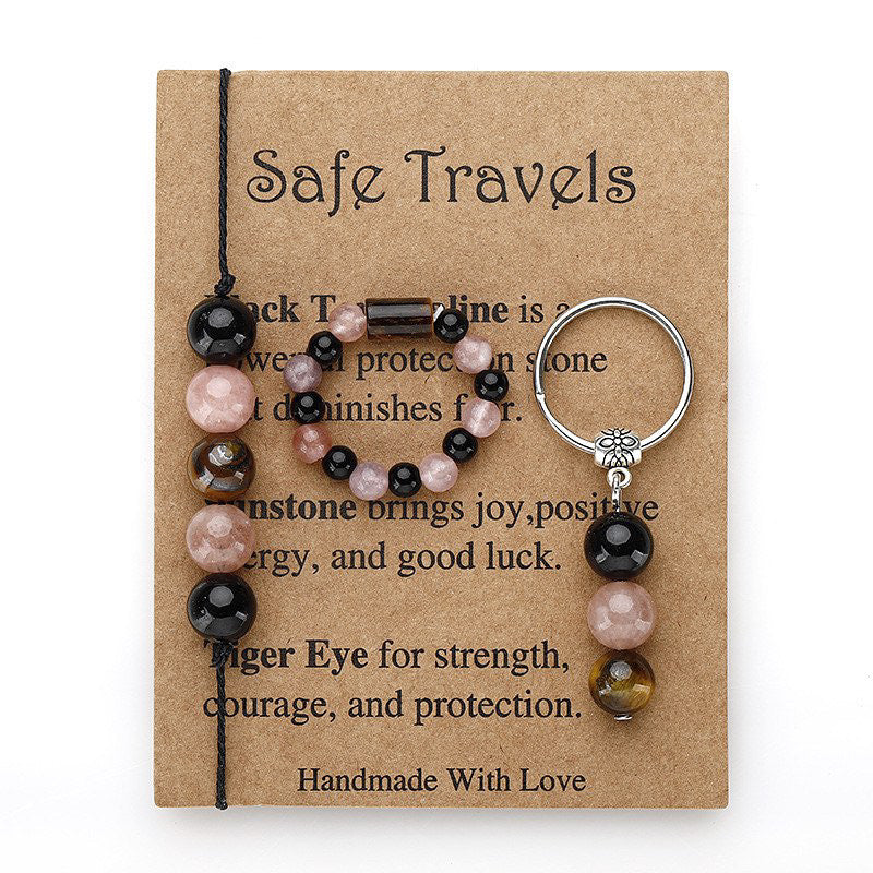 INTENTION RING, BRACELET & KEYCHAIN BUNDLE