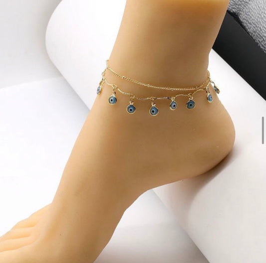 Evil Eye Charm Anklet