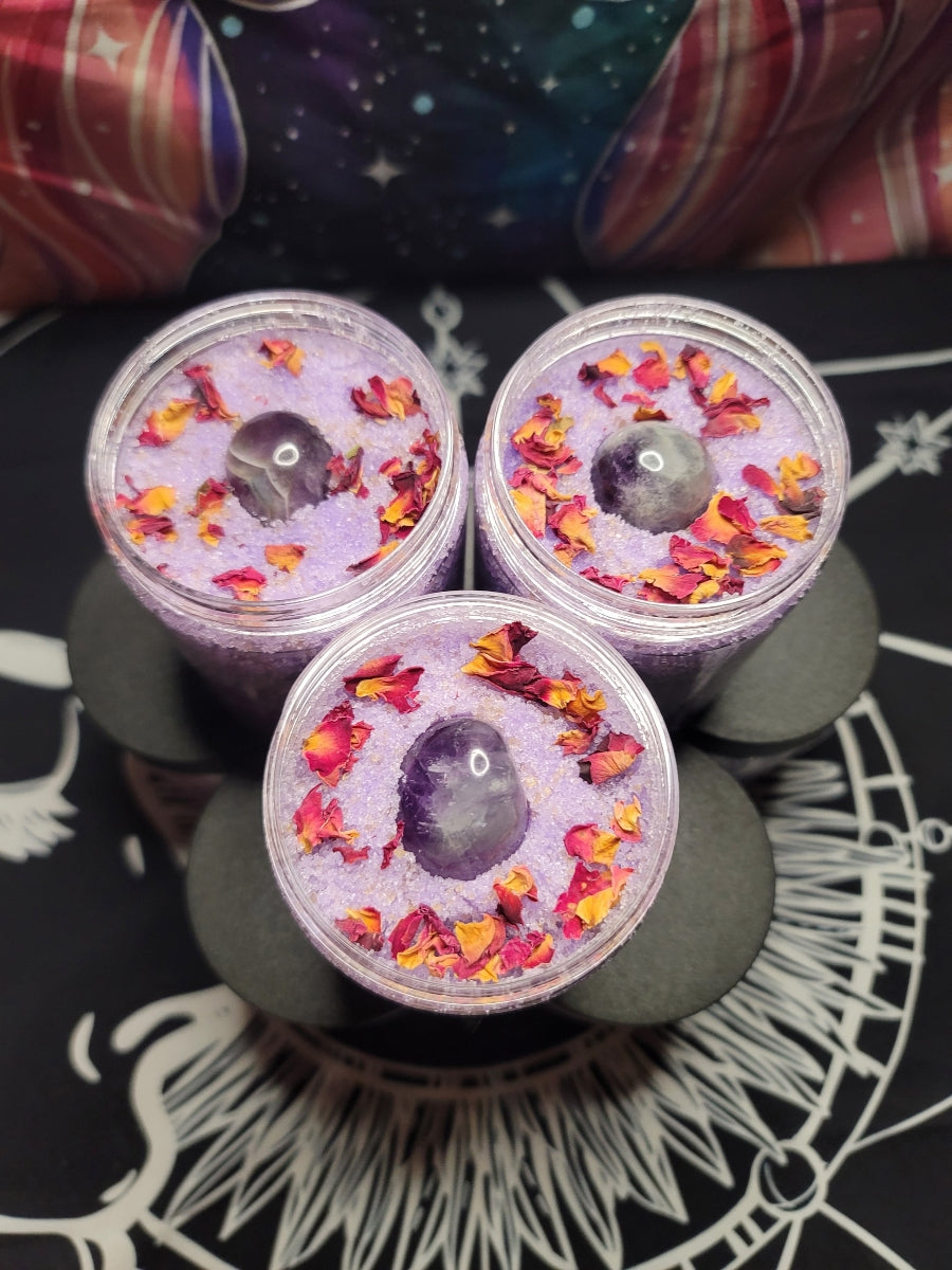 Amethyst Infused Stress Relief Body Scrub